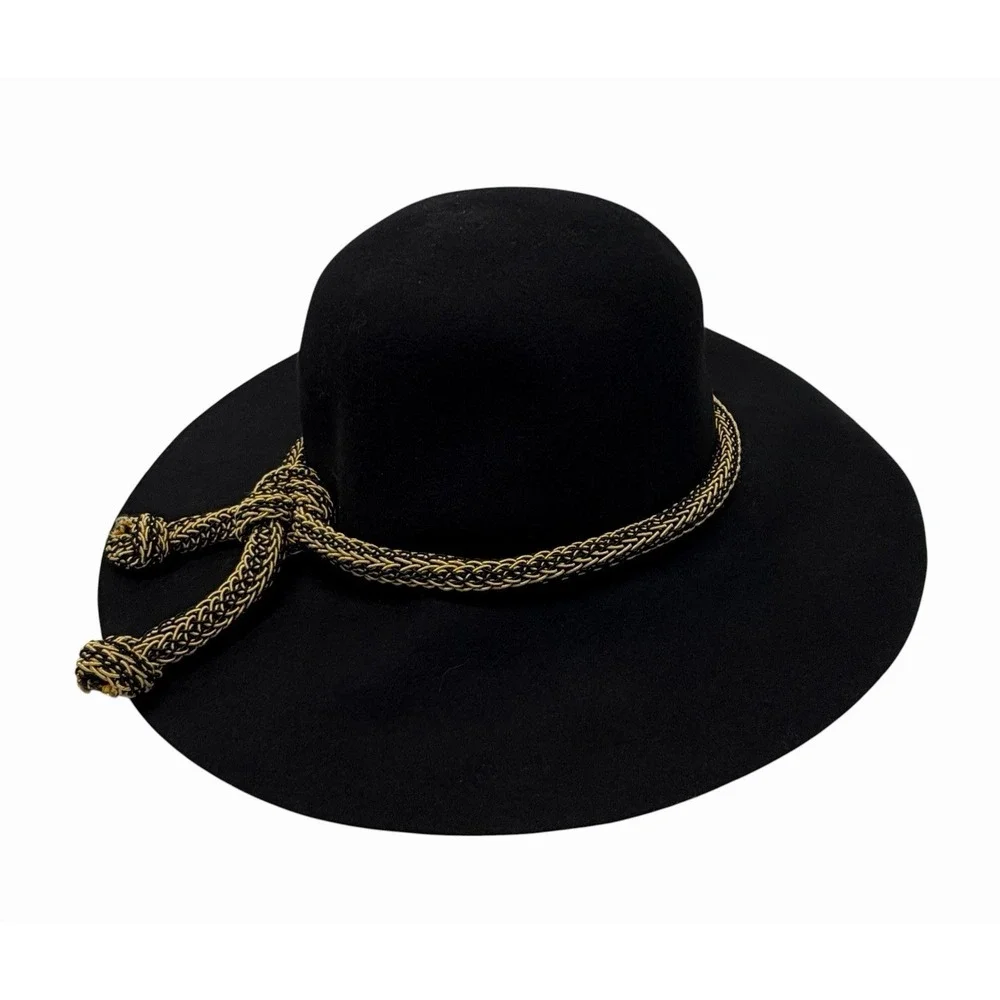 Bollman Vintage Women's Black 100% Wool Hat 14